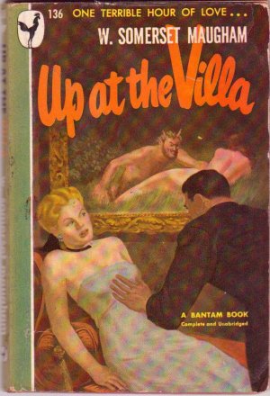 Up At the Villa, W. Somerset Maugham, Vintage Paperback Book, Bantam #136, Mystery, Romance