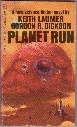 Planet Run, Laumer, Dickson, Vintage Paperback Book, Berkley #X1588, Science Fiction