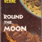 Round The Moon, Jules Verne, Vintage Paperback Book, Airmont #CL-182, Classic Science Fiction