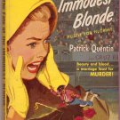 The Fate of the Immodest Blonde, Patrick Quentin, Vintage Paperback, Pocket Book #676, Mystery