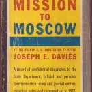 Mission To Moscow, Joseph E. Davies, Vintage Paperback, Pocket Book #203, War