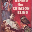 Behind The Crimson Blind, Carter Dickson, Vintage Paperback Book, Dell #690, Mystery Behind The Crimson Blind, Carter Dickson, Vintage Paperback Book, Dell #690, Mystery