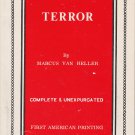 Terror, Marcus Van Heller, Collector's Publication, 1st Printing, 1967, Vintage Paperback Sleaze