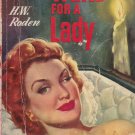 Wake for a Lady, H. W. Roden, Dell Mapback #345, Vintage Paperback Mystery, 1949 Wake for a Lady, H. W. Roden, Dell Mapback #345, Vintage Paperback Mystery, 1949