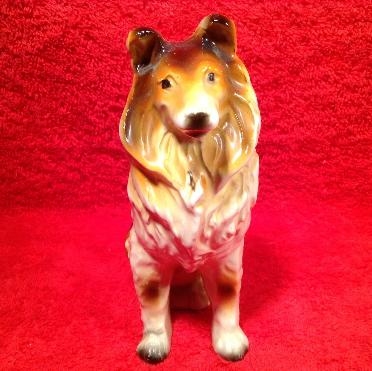 red dog figurine