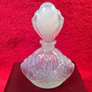 Vintage French Opaline Glass Perfume Bottle w Ground Stopper, gl113