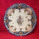 Beautiful Vintage French Hand Painted Faience Plate by Rene Delarue, ff418