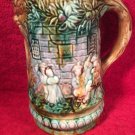 Antique Frie Onnaing French Majolica Pitcher c1890, fm976