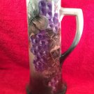 Antique Hand Painted Limoges Grapes & Leaves Tankard, L292
