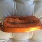 FRANCESCO BIASIA PURSE ORANGE NYLON WITH Metallic TRIM NEW