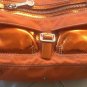 FRANCESCO BIASIA PURSE ORANGE NYLON WITH Metallic TRIM NEW