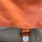FRANCESCO BIASIA PURSE ORANGE NYLON WITH Metallic TRIM NEW