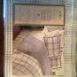Coastal Collection Yarn Dyed Cotton Reversible Twin Duvet Cover NEW! Lavender O