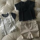 VINCE BABY BOY SHORTS + 2 Tees SIZE 12 MONTHS NWT Really Nice!!