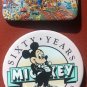2 Disney Buttons Mickey's Toontown Disneyland and Mickey Sixty Years Disneyland