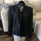 NWT Linda Allard Ellen Tracy Charcoal Blazer Jacket Size 8 $395