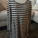 Free People Striped Sweater Dress Knit Small New