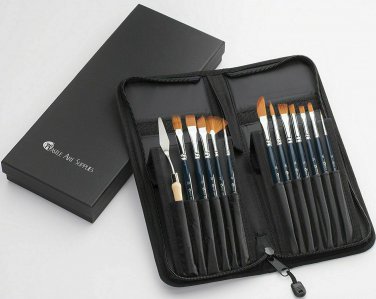 Castle Art Supplies 13-Piece Versatile Paint Brush Set Mix of Quality & Variety