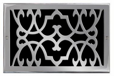 Brass Elegans 120G PWT Solid Cast Brass Victorian 6-Inch by 10-Inch Air Return