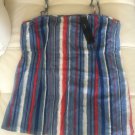 MARC by MARC JACOBS Shirt Cami Blue Red Bleeding Stripe Spaghetti Strap $178 NWT