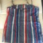 MARC by MARC JACOBS Shirt Cami Blue Red Bleeding Stripe Spaghetti Strap $178 NWT