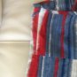 MARC by MARC JACOBS Shirt Cami Blue Red Bleeding Stripe Spaghetti Strap $178 NWT