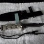 Survival PRO Series Army Knife with compass ( Black )