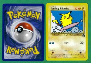 is the surfing pikachu card rare 009/025 Surfing Pikachu VMax