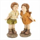 Our First Kiss Statues