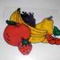 Fruit  Faux Stained Window Cling