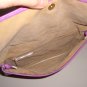 80s Pink Mimo Sacs Purse Leather Clutch Envelope
