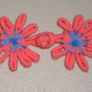 Lot of 5 Pink Chinese Knot Buttons Frogs Asian Closures Sewing Craft