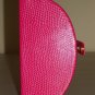 Pink Snakeskin Compact Jewelry Box Organizer