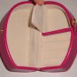 Pink Snakeskin Compact Jewelry Box Organizer
