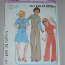 Simplicity Sewing Pattern 8093 Girls' Jumpsuit Sz 12-14 Uncut Vintage Hooded Jumpsuit