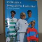 1989 Kwik Sew Sweatshirts Unlimited Book Vintage 80s Sewing Pattern
