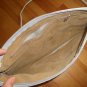 80s Grey Snakeskin Leather Purse Envelope Clutch by Elano