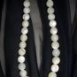 Ivory Bone Faux Pearl Necklace Mother of Pearl Shell Beads Classic Elegant Graceful String of Pearls