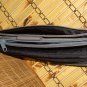 Grey Leather Vintage Clutch Purse Pocketbook by Renwick