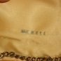 Metallic Gold Vintage Clutch Purse Gold Tone Kisslock Frame Evening Handbag
