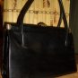 Black Leather Vintage Kelly Waldybag Made in England