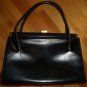 Black Leather Vintage Kelly Waldybag Made in England