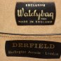 Black Leather Vintage Kelly Waldybag Made in England