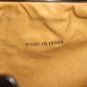 Mod Brown Suede Clutch Purse Lucite Frame Vintage Made in Italy