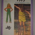 Simplicity Sewing Pattern 9395 Girls' Jumper Sz 5 Uncut Child's Jiffy Jumpsuit