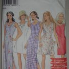 Uncut 1995 New Look Dress Pattern 6395 Size 6-8-10-12-14-16 Women's Sleeveless Summer Dress