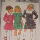 Girls' Cute Dolly Dress Sizes 4-6 Uncut Style Pattern 3996 Children's Peter Pan Sailor Collar Dress