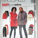 Ladies' Fleece Separates Anorak Vest Sizes 12-14 Uncut McCall's 9482 Sportswear Outfit Skirt Pants