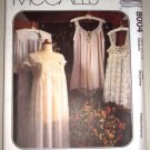 Negligee Nightie Lingerie Robe Sizes 12-14 Uncut McCall's 8004 Sheer Lacy Romantic Babydoll Gown
