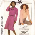 70s Cowl Top and Skirt Size M Uncut Simplicity Pattern 8162 Women's Retro Casual Knit Separates